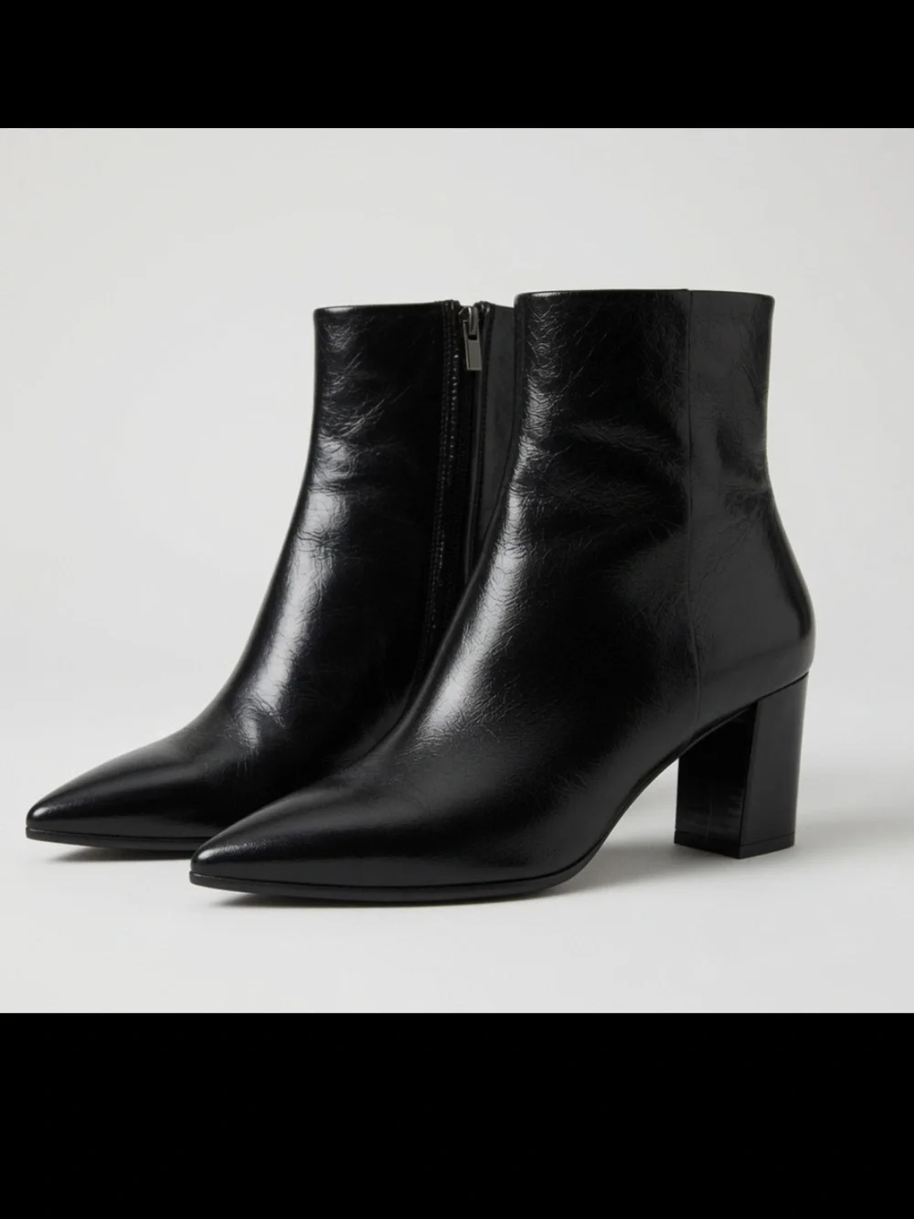 Tamara Mellon Leather Pointed Toe Ankle Boots 37.5 US7.5 NEW $595